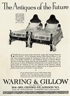 Advert for Waring & Gillow twin beds