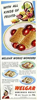 Images Dated 11th September 2017: Advertisement, Welgar Shredded Wheat