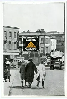 Leicester Prints: Advertisement, Westminster Gazette