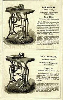 Advert, Wheeler & Wilson's Sewing Machines