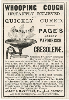 Medicines Collection: Advert / Whooping Cough