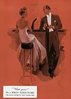 Images Dated 10th October 2012: Advert for Wills Gold Flake cigarettes 1939