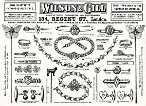 Images Dated 3rd August 2017: Advert for Wilson & Gill jewellery 1894