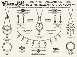 Images Dated 30th December 2016: Advert for Wilson & Gill jewellery 1913