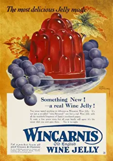 Jelly Prints: Ad Wincarnis Wine Jelly