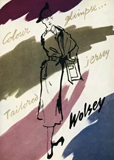 Images Dated 20th November 2015: Advert for Wolsey clothing 1950