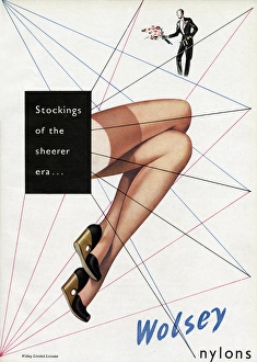 Images Dated 30th October 2015: Advert for Wolsey nylons