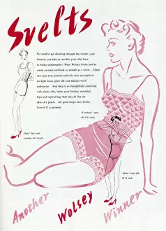 Images Dated 27th November 2015: Advert for Wolsey thermal underwear 1938