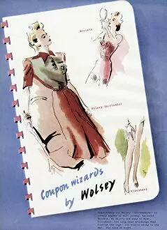 Coupon Collection: Advert for Wolsey womens clothing 1942