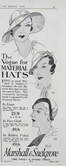 Velvet Collection: Advert for Women's Hats