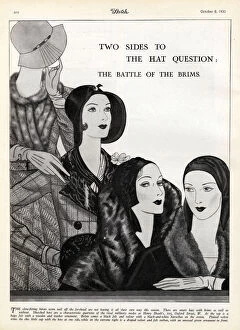Brim Gallery: Advert for womens hats from Henry Heath, London