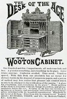 Cabinets Gallery: Advert for Wooton Cabinet 1884