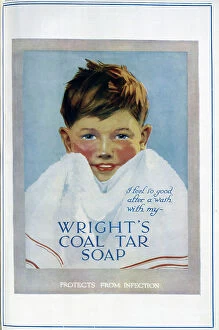Valentine Collection: Advert for Wright's Coal Tar soap