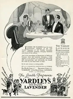 Fragrance Prints: Advert for Yardleys Old English Lavender