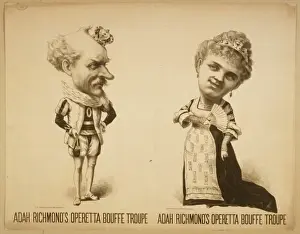 Bouffe Prints: Adah Richmonds Operetta Bouffe Troupe