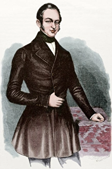 Adalbert Gallery: Adalbert von Ladenberg (1798-1855). Prussian political. Engr