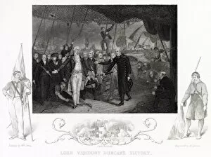 1797 Gallery: ADAM DUNCAN, 1ST VISCOUNT DUNCAN OF CAMPERDOWN British Admiral - defeats the Dutch fleet
