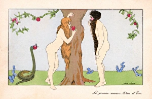 Images Dated 27th September 2011: Adam and Eve - Garden of Eden - The First Love
