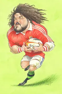 Jones Prints: Adam Jones - Welsh rugby player
