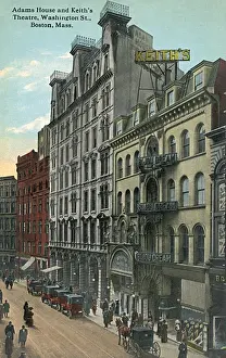 Dream Prints: Adams House and Keiths Theatre, Boston, Mass, USA