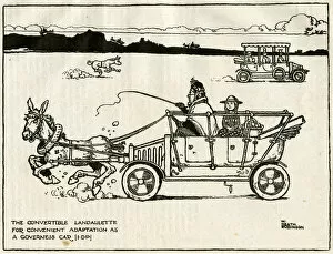 Images Dated 19th September 2016: Adapted motor car using a donkey by W H Robinson