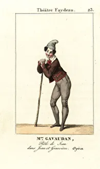 Mlle Prints: Adelaide Gavaudan in Jean et Genevieve, Theature Feydeau, 1801
