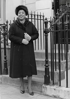 Harlem Prints: Adelaide Hall outside her home 1A Collingham Road, London