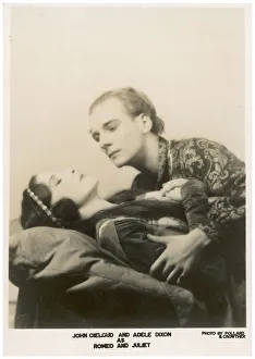 Romeo Prints: ADELE DIXON actress, in the role of Juliet, to John Gielgud's Romeo Date: 20th century