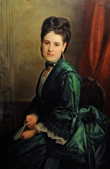Earring Prints: Adelina Patti (1843-1919), 1873, by Raimundo de Madrazo