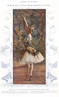 Ballerina Prints: Adeline Genee dancing in costume
