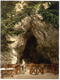 Carniola Prints: Adelsberg, the grotto, Carniola, Austro-Hungary