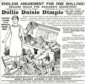Images Dated 6th February 2019: Adert for Dollie Daisie Dimple 1886