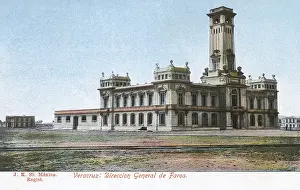 Admin Prints: Administrative building for lighthouses, Veracruz, Mexico