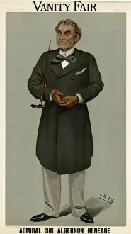 Algernon Prints: Admiral Sir Algernon C. F. Heneage, Vanity Fair, Spy