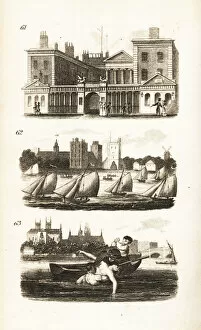 Admiralty Gallery: The Admiralty Office, the Sailing Match and the Drowned Boy