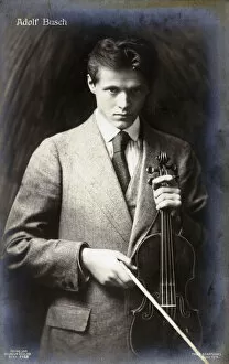 Adolf Collection: Adolf Busch - German violinist