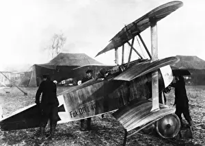Laon Prints: Adolf Ritter von Tutschek, German air ace, WW1