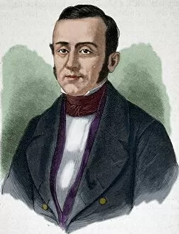 Images Dated 27th December 2012: Adolphe Billault (1805-1863). Colored engraving