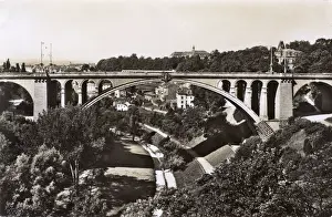 Adolphe Prints: Adolphe Bridge, Luxembourg City, Luxembourg