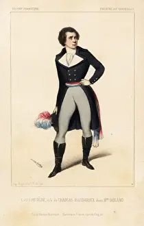 Vaudeville Prints: Adolphe Laferriere as Charles Barbaroux in