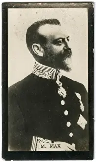 Brussels Prints: Adolphe Max, Mayor of Brussels, Belgium