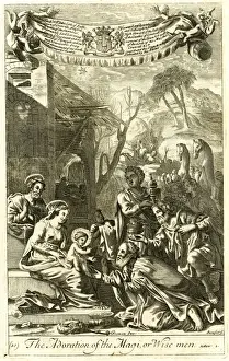 Adoration Prints: Adoration of the Magi or Wise Men