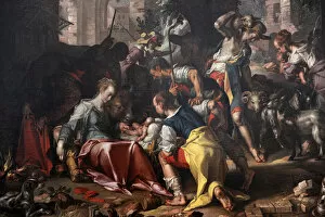 Images Dated 29th October 2013: The Adoration of the Shepherds, 1598, by Joachim Wtewael (15