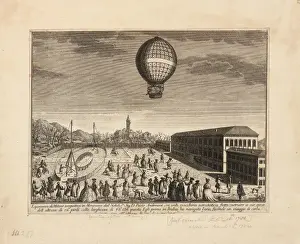 Adreanis balloon launch, Milan, Italy