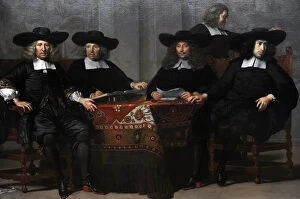 1676 Gallery: Adriaen Backer (1635-1684). Amsterdam almshouse regents, 167