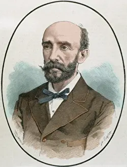 Joachim Prints: Adriansens Joaquin (? -1880). Mayor of Spanish Hacienda. Eng
