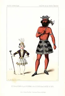 Adrien Gallery: Adrien Joly and Petit Veldeman in La Biche au Bois, 1845