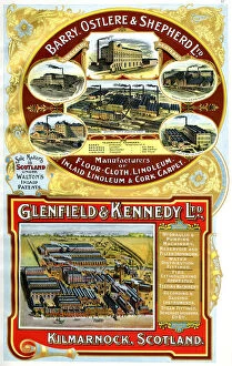 Kilmarnock Collection: Adverts, Barry Ostlere & Shepherd, Glenfield & Kennedy