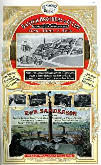 Adverts Gallery: Adverts, Baxter Brothers, P & R Sanderson