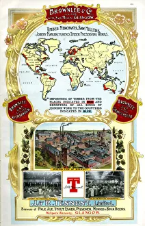 Adverts Gallery: Adverts, Brownlee & Co, J & R Tennent Limited, Scotland